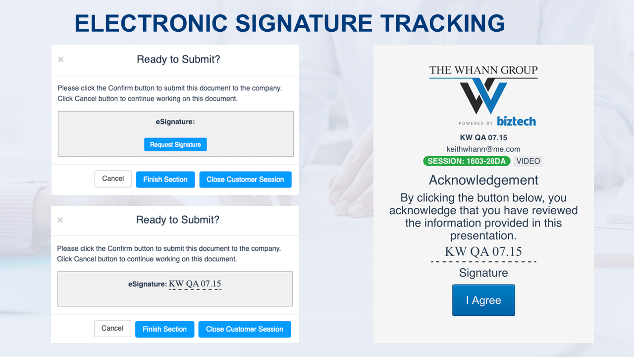 Electronic Signatures